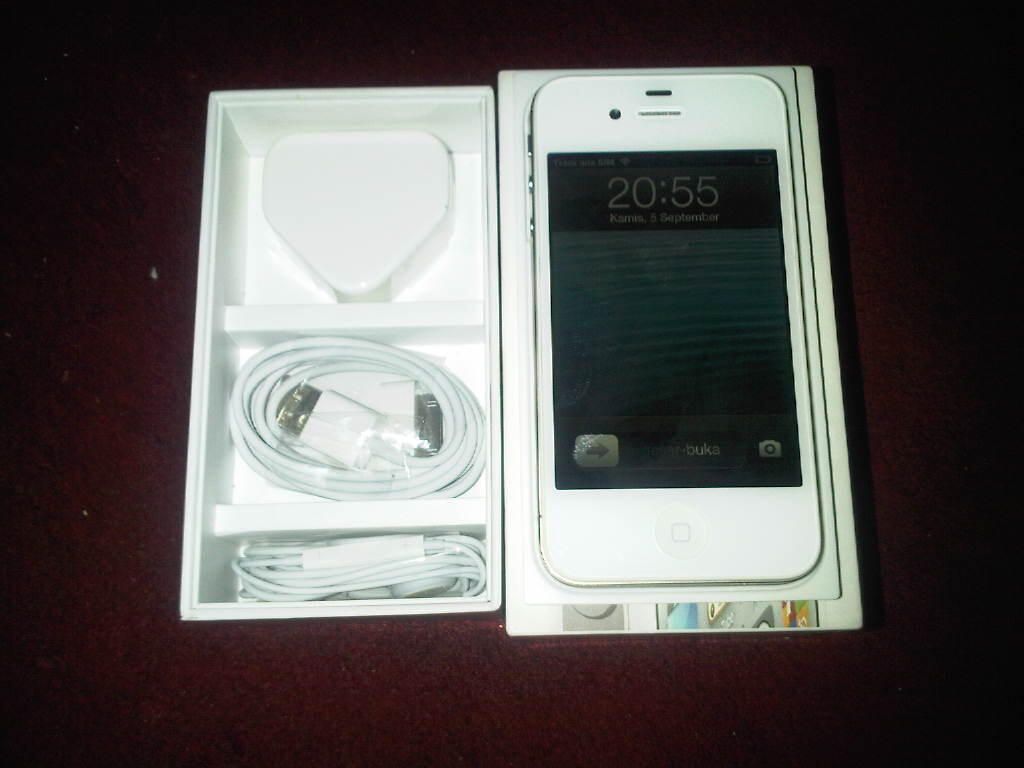 iphone 4S 16GB White FU MULUSS