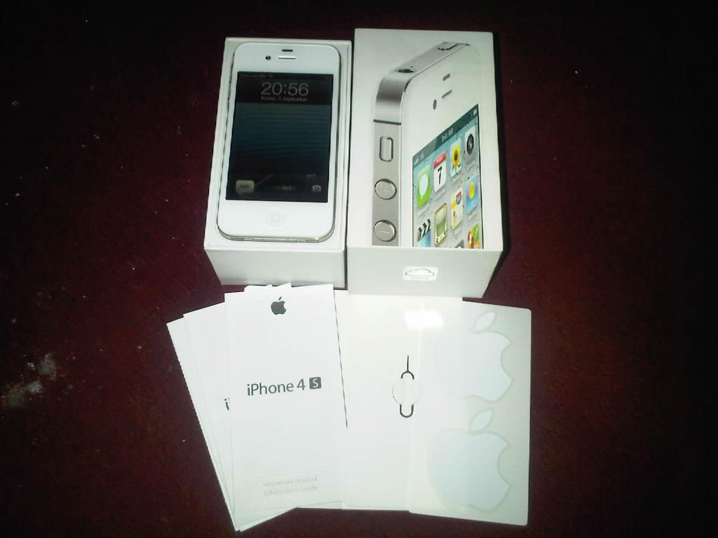 iphone 4S 16GB White FU MULUSS