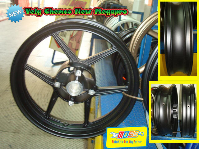 Velg Chemco New Megapro Hitam