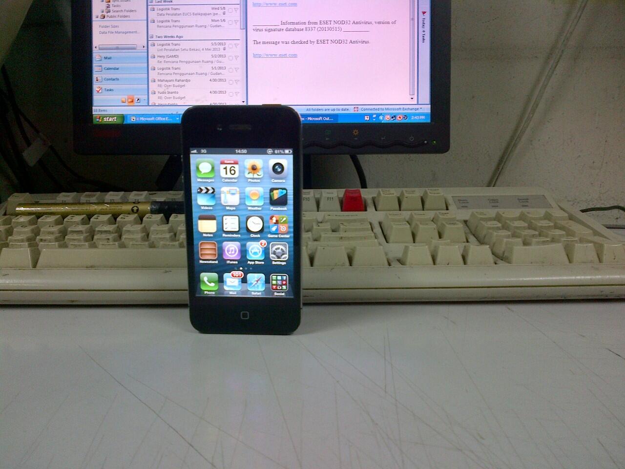 IPHONE 4 CDMA 32GB MURAH MULUS MANTAP TINGGAL PAKE