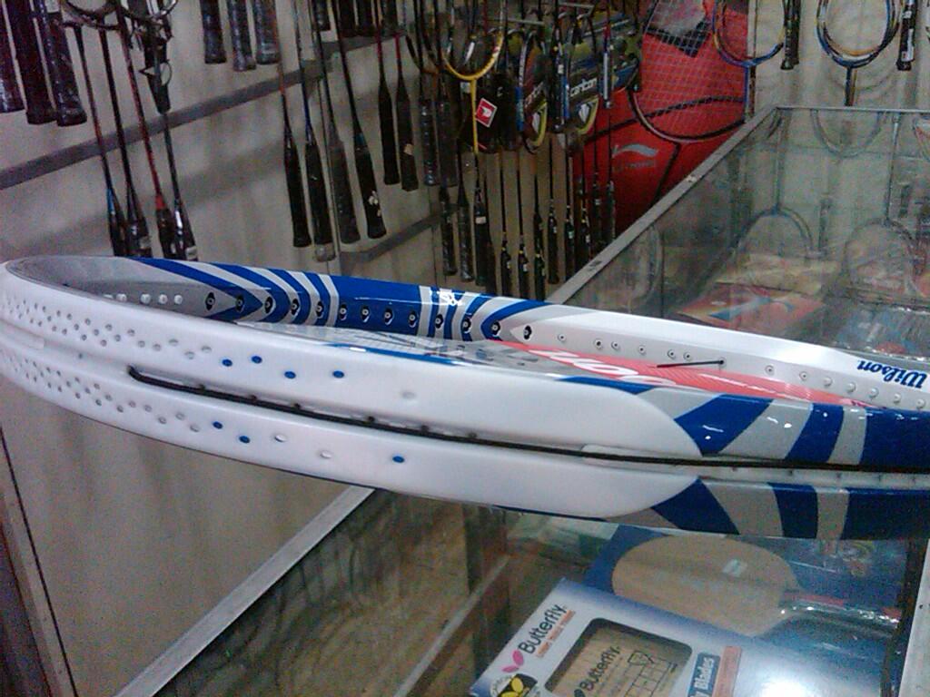 Raket Tenis Wilson HYPER cArBoN HaMmEr sYzTeM 5.3 STRETCH oVeRsizE ORIGINAL