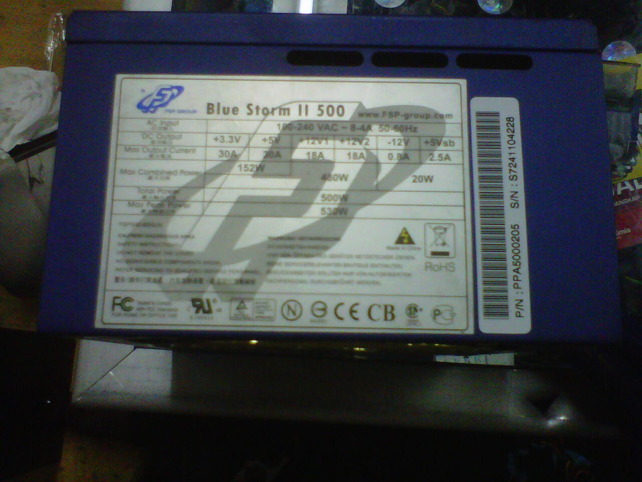 PSU FSP Blue Storm II 500W