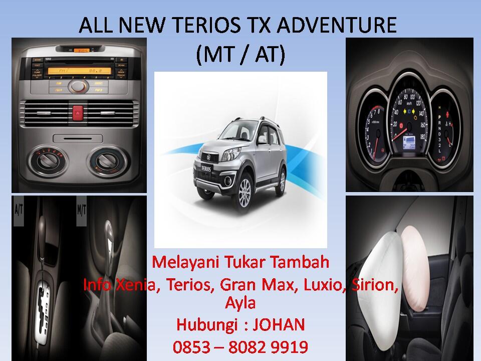 ALL NEW TERIOS TX ADVENTURE (MT/AT) PALEMBANG