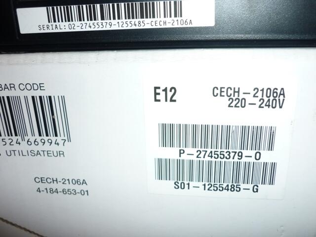PS3 Slim 120Gb Cfw.4.46 Rogero Original Bukan Refurbish + 2 Stik
