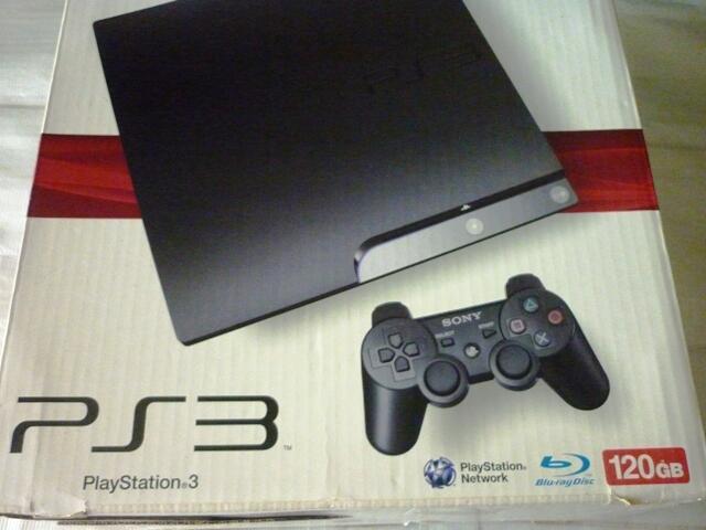 PS3 Slim 120Gb Cfw.4.46 Rogero Original Bukan Refurbish + 2 Stik