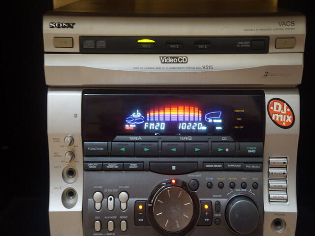 Tape Compo-Hifi SONY CD-VCD MHC V515