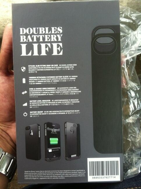 Terjual Powerbank khusus iphone, Boostcase Hybrid 1900Mah 