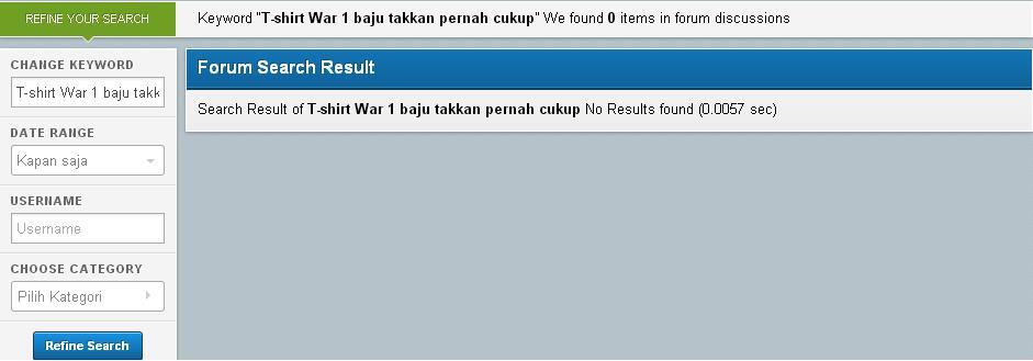T-Shirt War &quot;1 Baju Takkan Pernah Cukup&quot;