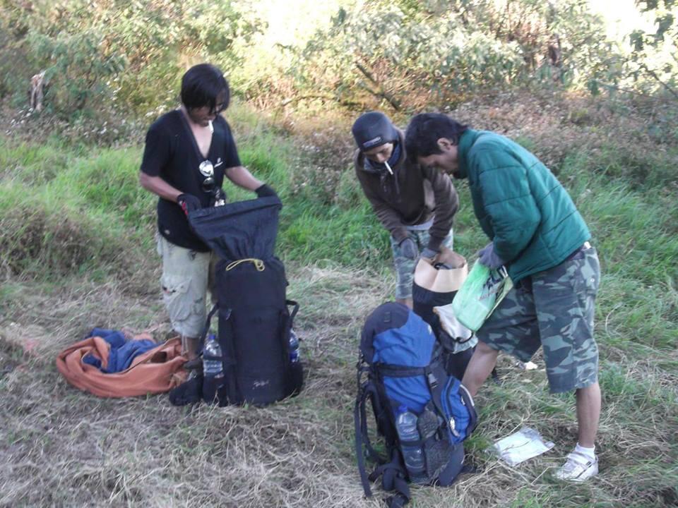 (catper) merbabu 2-4 september 2013 pemanasan setelah kecelakaan