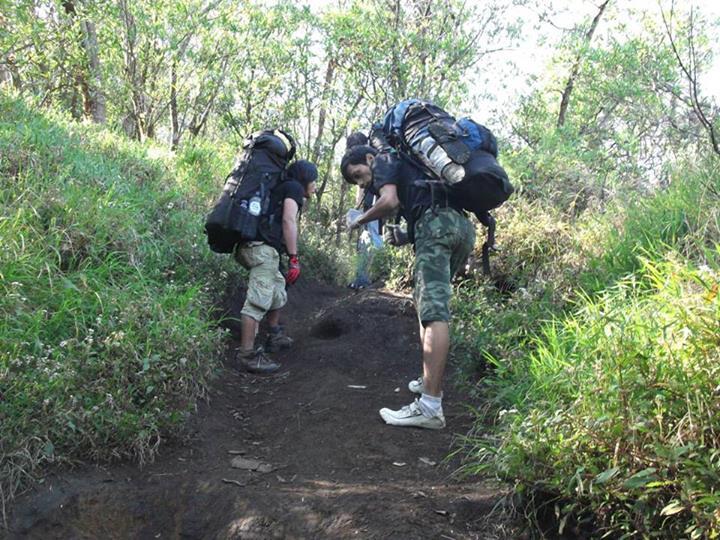 (catper) merbabu 2-4 september 2013 pemanasan setelah kecelakaan