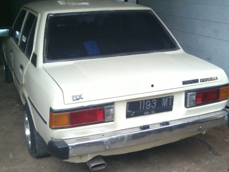 di jual toyota corolla dx 1980