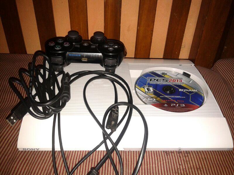 ps3 super slim 250gb white murmer solo