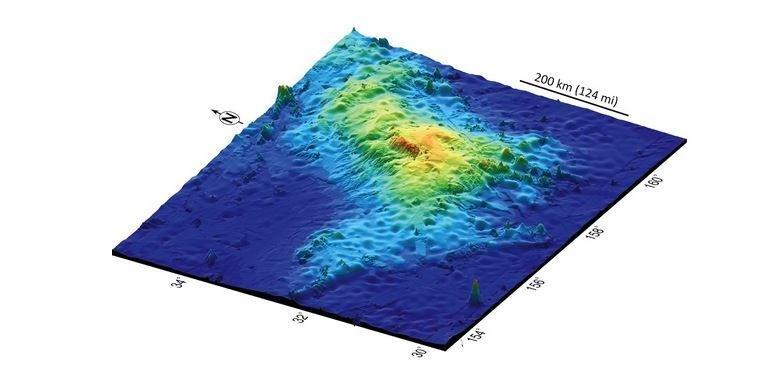 Gunung Terbesar di Bumi ditemukan di Samudera Pasifik