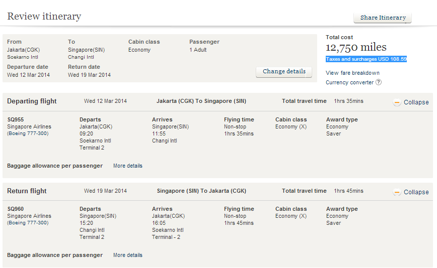 All about Mileage: Krisflyer SQ, GFF Garuda, Asia Miles Cathay