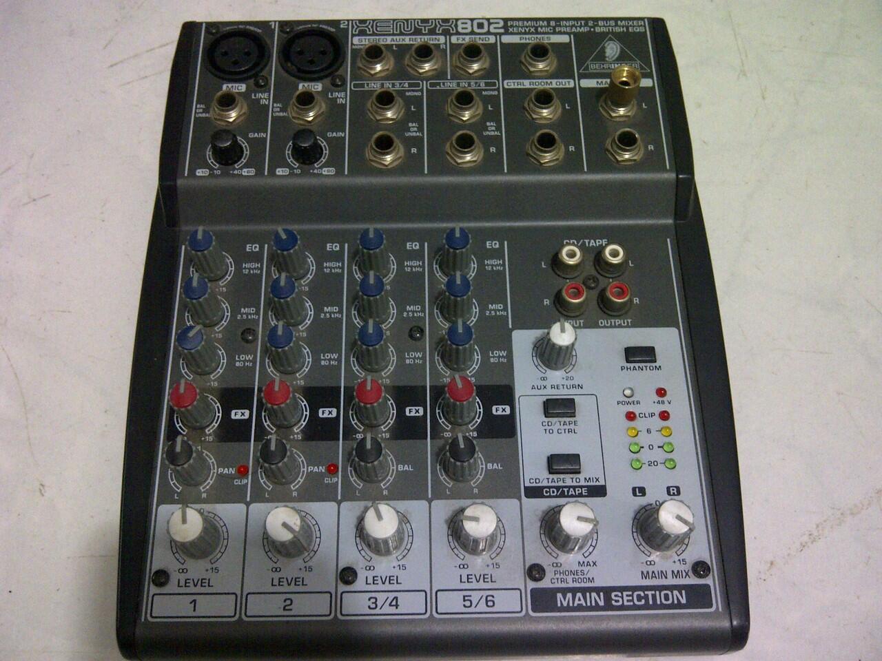 dijual mixer BEHRINGER XENYX 802 murah