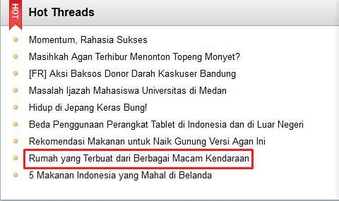 Rumah Yang Terbuat Dari Berbagai Macam Kendaraan