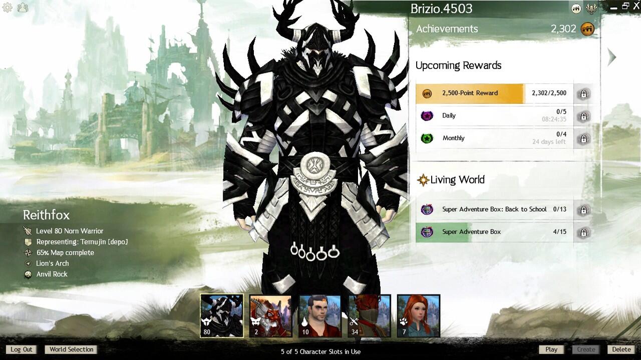 JUAL ID GUILD WARS 2 (GW2) BANDUNG!!