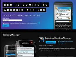 Blackberry tunda lagi peluncuran BBM untuk IOS dan Android?