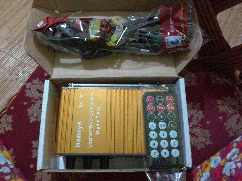 POWER AMPLIFIER Untuk Player USB, MMC, dan FM RADIO