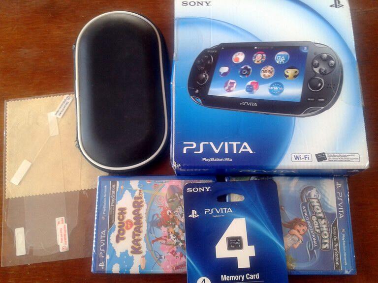 PS Vita Black Full Set (NEW-SEGEL) - BATAM