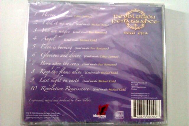 CD ORIGINAL IMPORT *** REVOLUTION RENAISSAN, NEW ERA *** NEW