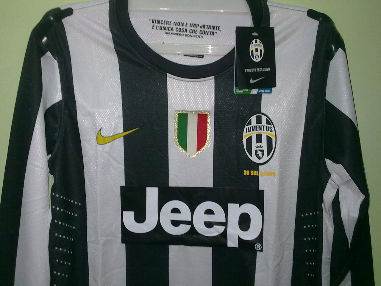 Jersey Grade Ori Juventus Home 2012/2013 #8 Marchisio Longsleeve Player Issue