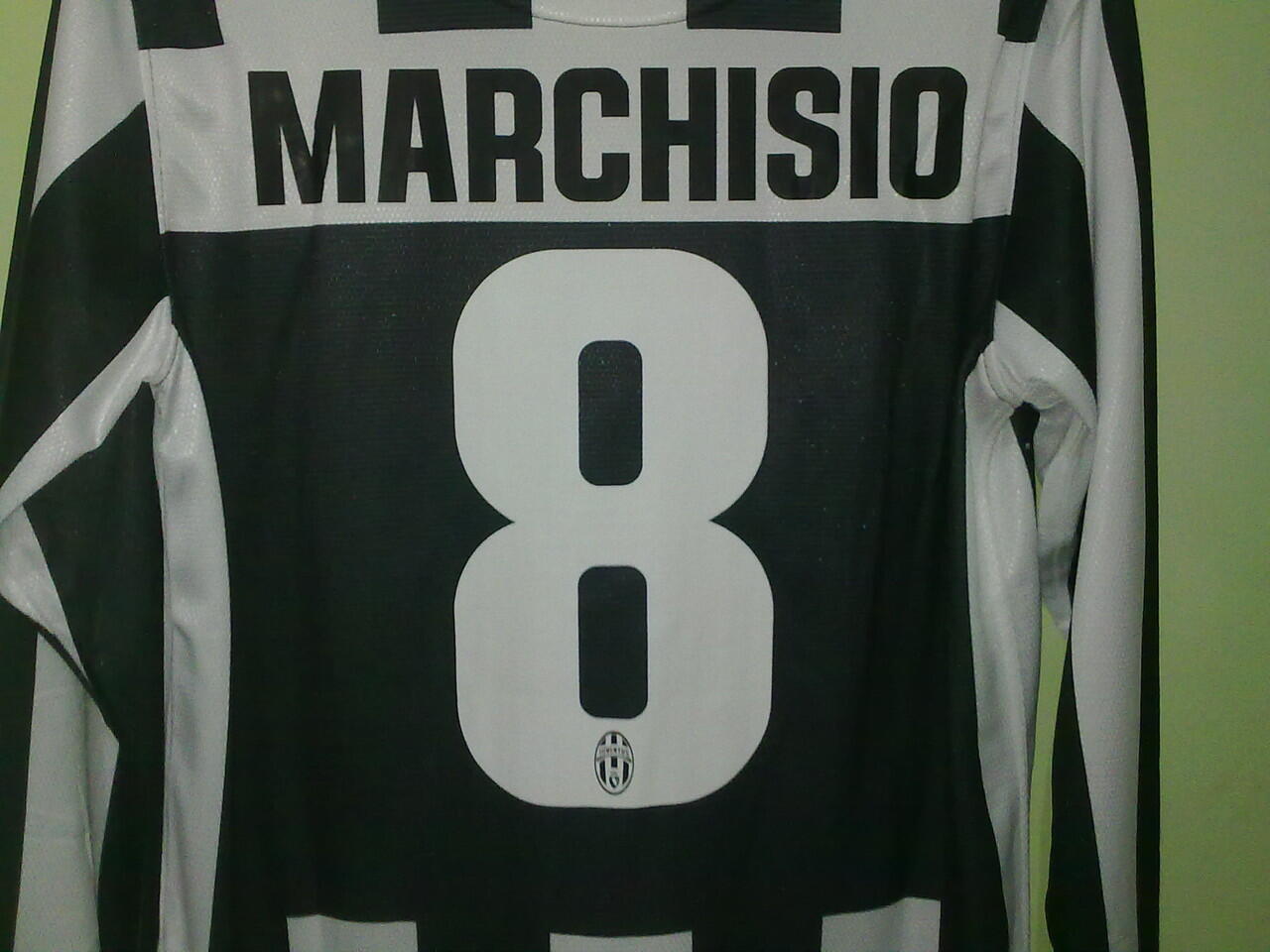 Jersey Grade Ori Juventus Home 2012/2013 #8 Marchisio Longsleeve Player Issue