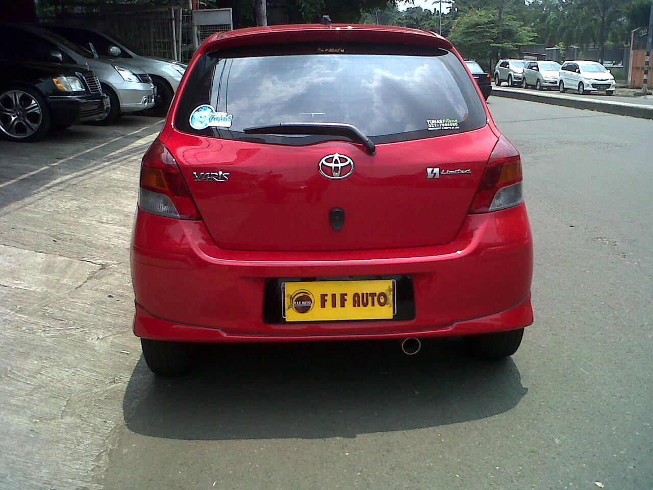 TOYOTA YARIS S LIMITID AT 2011 MERAH METALIK