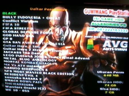 Jual PS2 Fat HDD 80GB NA Eks Rental Masuk Gan
