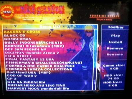 Jual PS2 Fat HDD 80GB NA Eks Rental Masuk Gan