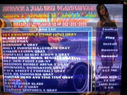Jual PS2 Fat HDD 80GB NA Eks Rental Masuk Gan