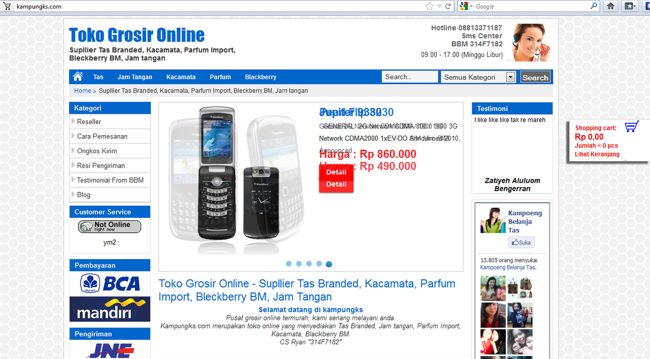 Surat Terbuka Kepada FB Kampoeng Belanja Tas - Mohon Bantuan MEDIASI