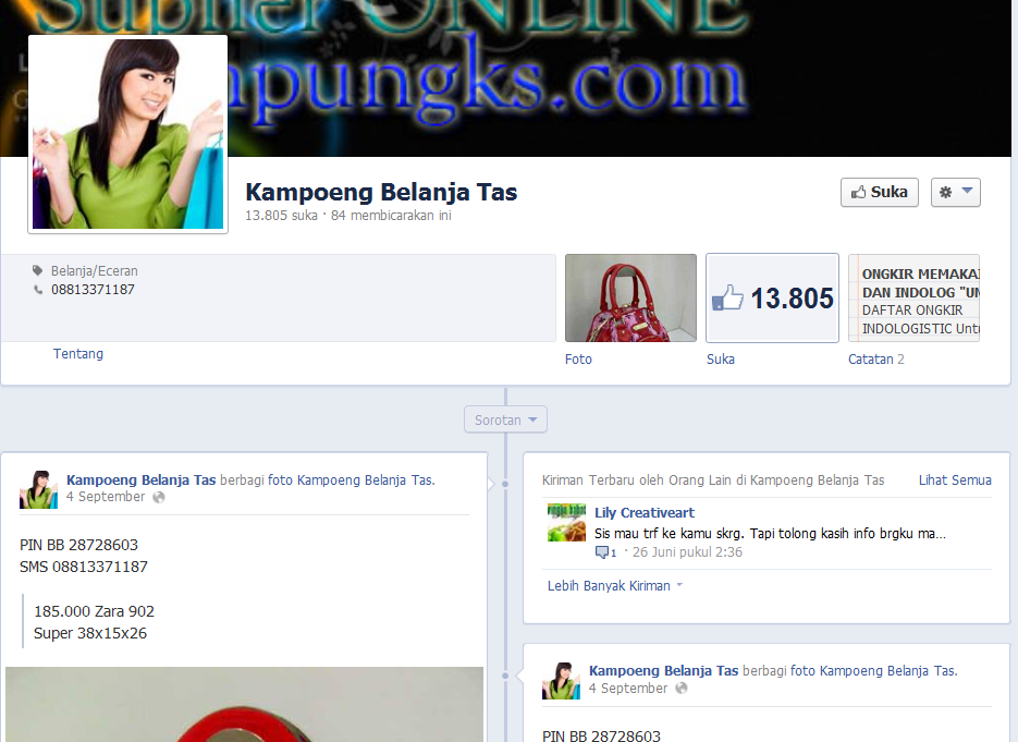 Surat Terbuka Kepada FB Kampoeng Belanja Tas - Mohon Bantuan MEDIASI