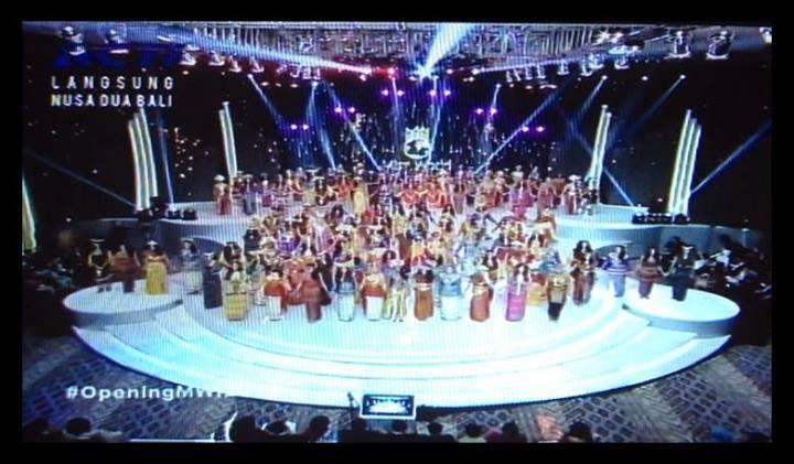 Opening Miss World 2013 Hargai Budaya Indonesia