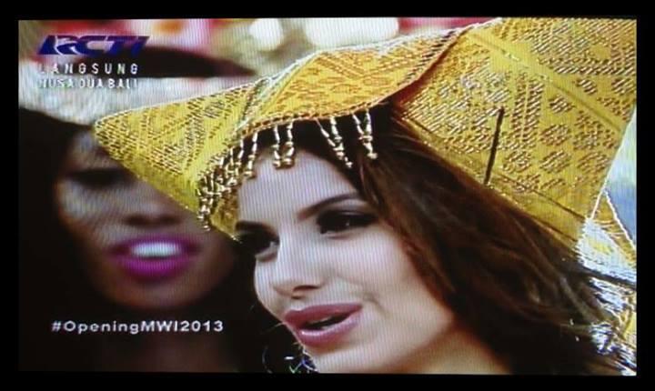 Opening Miss World 2013 Hargai Budaya Indonesia