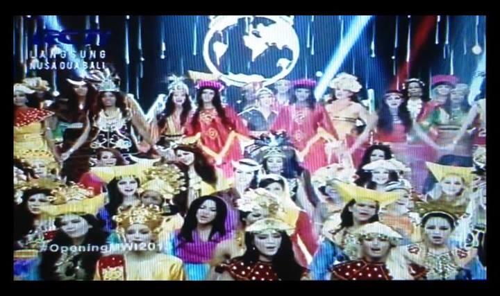 Opening Miss World 2013 Hargai Budaya Indonesia