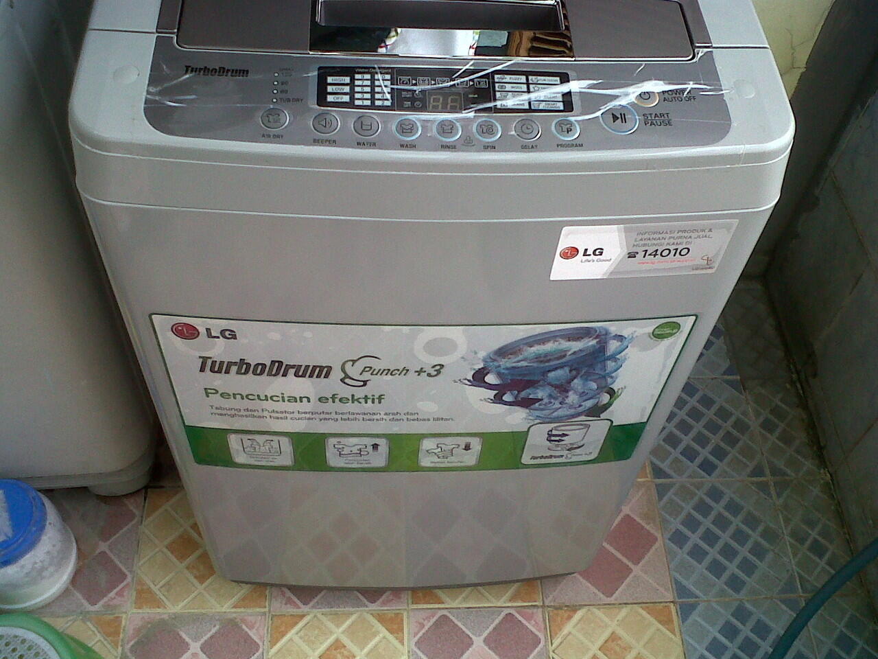 Terjual mesin cuci LG Turbo Drum WFS8001CM / 8 kg KASKUS