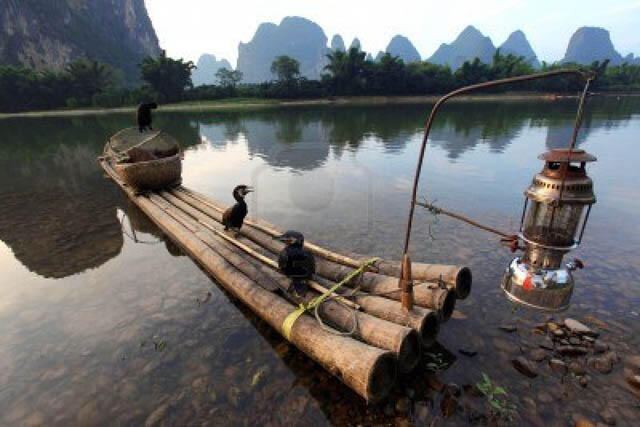 Nelayan Ini Menangkap Ikan Pakai Burung