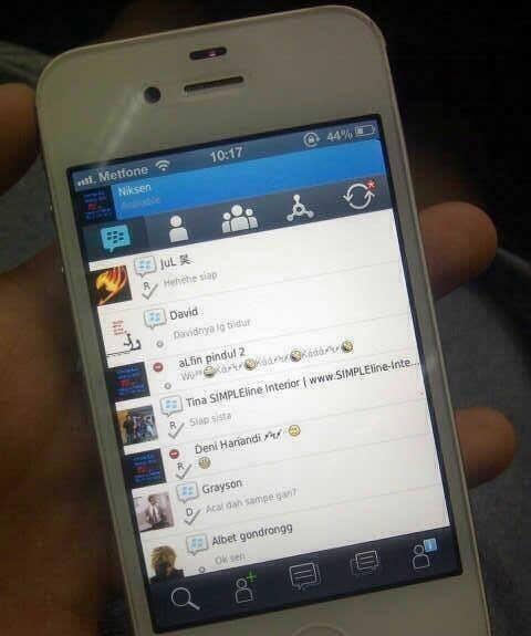 ternyata BlackBerry Messenger Sudah Terdaftar di Apple App Store