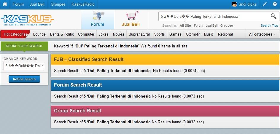 &#91;UNIK&#93; 5 ‘Dul’ Paling Terkenal di Indonesia