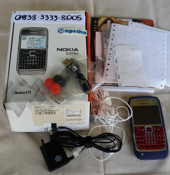 Nokia E71 fullset tangan pertama Jember