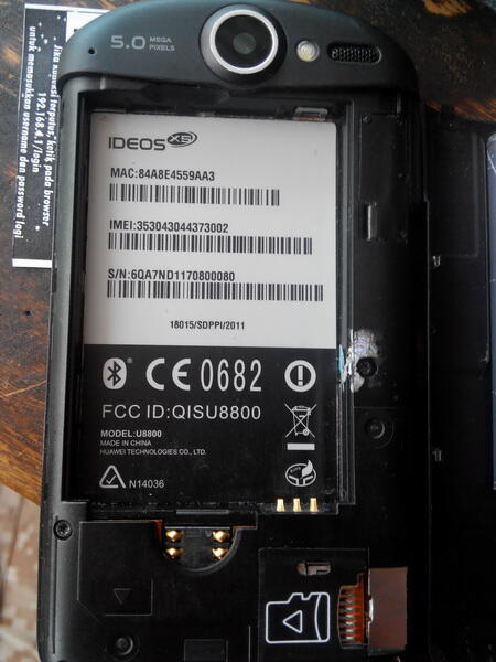 Huawei ideos x5 (u8800) sitimewa joss tonjo