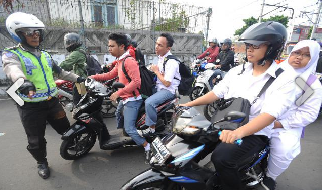 &#91;BUKAN POLISI TIDUR&#93; POLISI MULAI RAZIA ANAK2 BERKENDARA