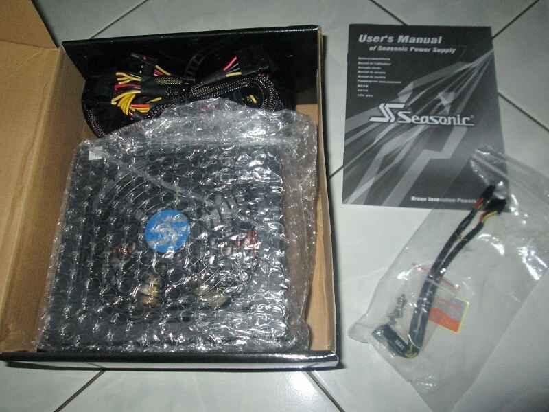 PSU SEASONIC S12II520GB 520 watt belum kena strom