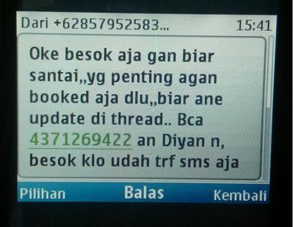 Surat Terbuka untuk Dian Noviyanti Bca: 4371269422 ( Id : DEFLAZZ )