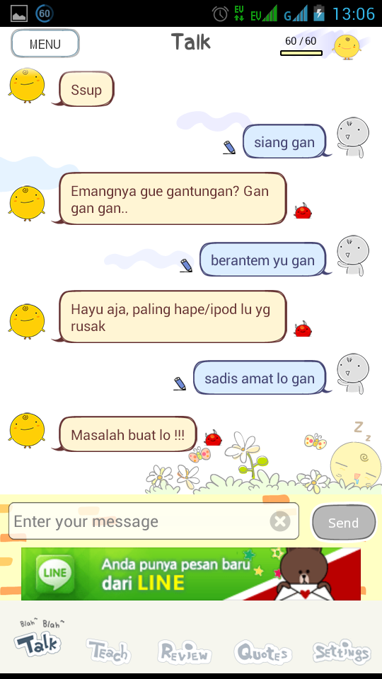 Screen Capture Chat Ane dengan Simi.(Simi ternyata KASKUSER GAN)