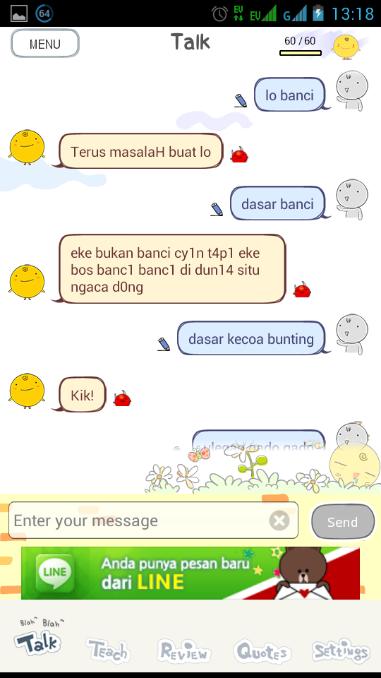 Screen Capture Chat Ane dengan Simi.(Simi ternyata KASKUSER GAN)