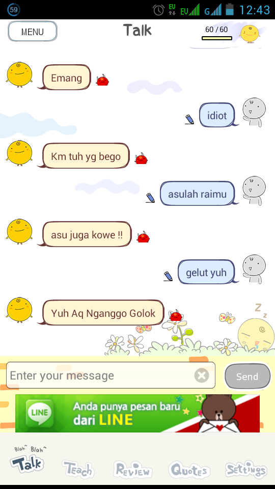 Screen Capture Chat Ane dengan Simi.(Simi ternyata KASKUSER GAN)