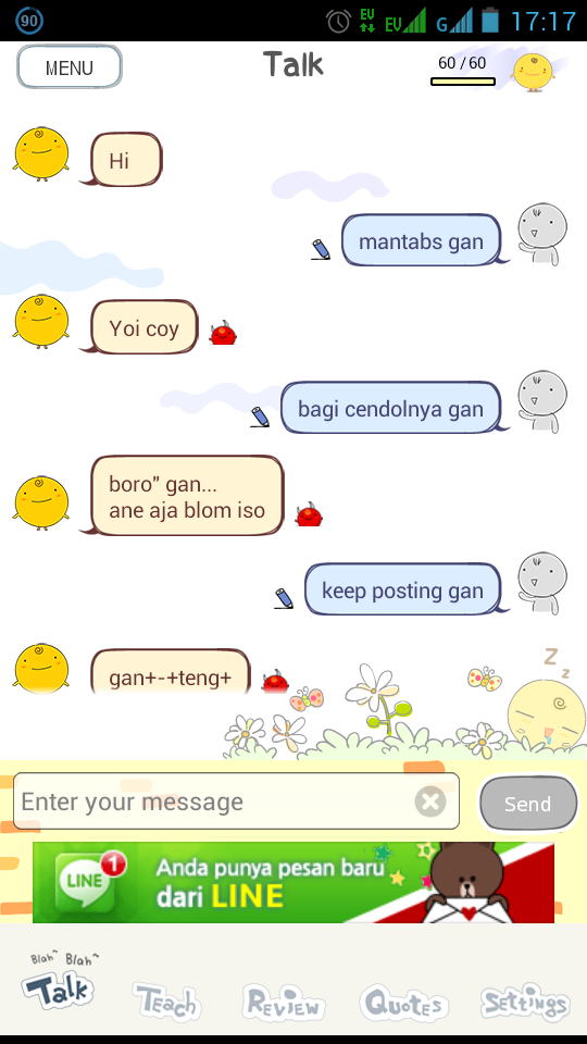 Screen Capture Chat Ane dengan Simi.(Simi ternyata KASKUSER GAN)