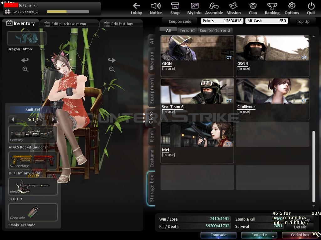 DI JUAL CHAR CSO LvL 66 NO TIPU